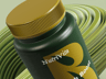 Free Bottle 3D mockup. Create presentations using Online Mockup Generator.