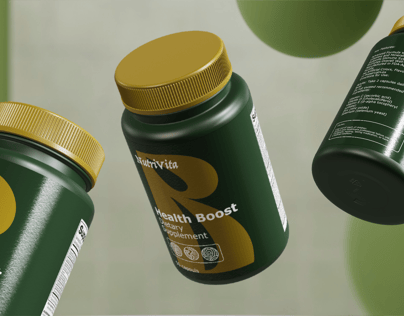 Free Bottle 3D mockup. Create presentations using Online Mockup Generator.