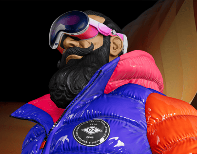 Free Apple Vision Pro AR Headset 3D mockup and Jacket 3D mockup. 2 in 1. Create presentations using Online Mockup Generator.