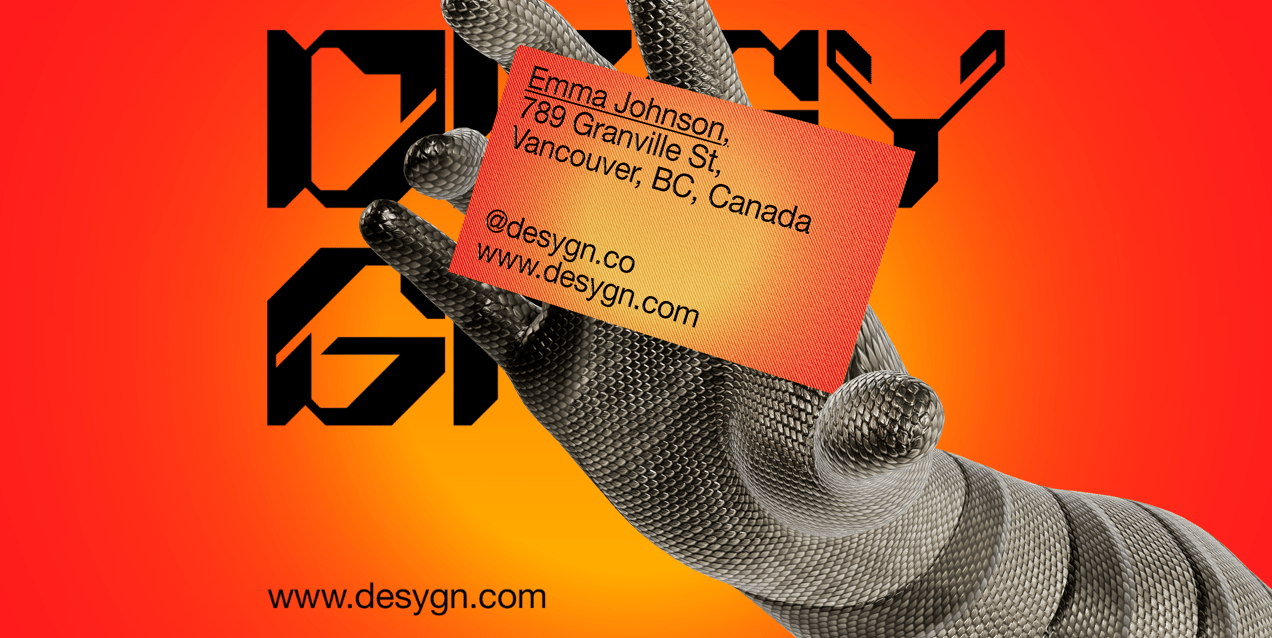ProVisual — Business Card Mockup 3D mockup