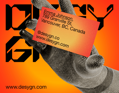 ProVisual — Business Card Mockup 3D mockup