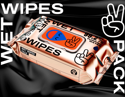 ProVisual — Wet Wipes Pack 3D mockup