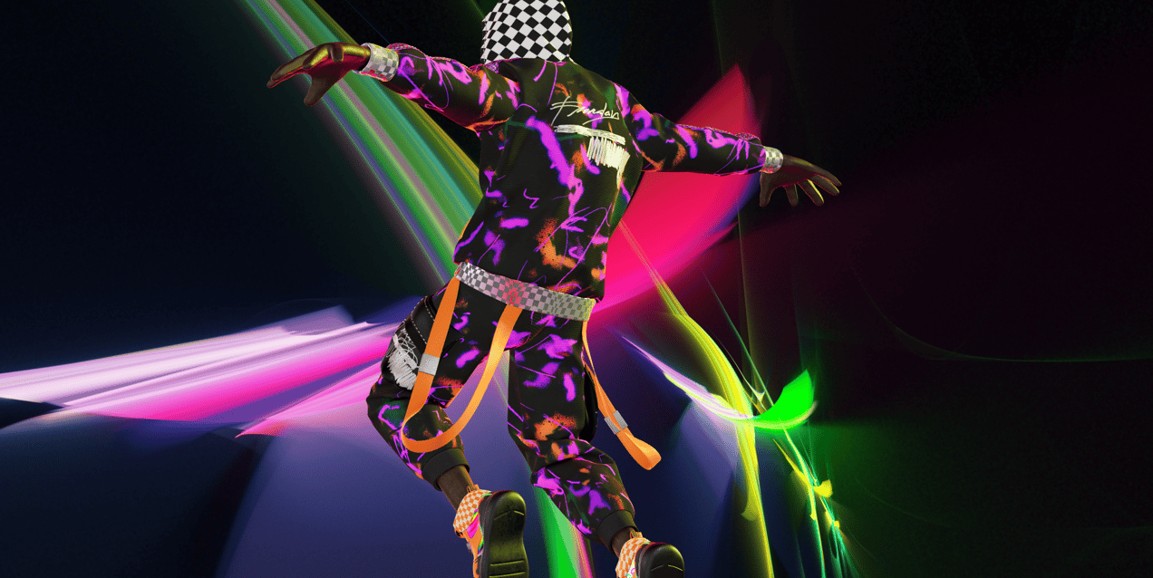 ProVisual —  Jumping Male Character 3D mockup and 3D model - create your perfect project online