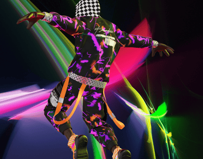ProVisual —  Jumping Male Character 3D mockup and 3D model - create your perfect project online
