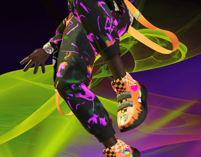 ProVisual —  Jumping Male Character 3D mockup and 3D model - create your perfect project online