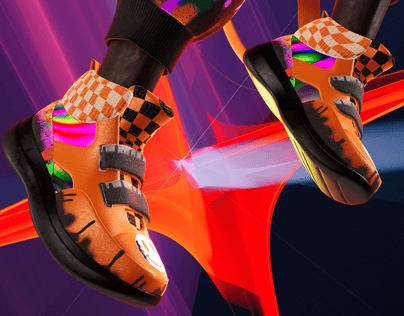 ProVisual —  Jumping Male Character 3D mockup and 3D model - create your perfect project online