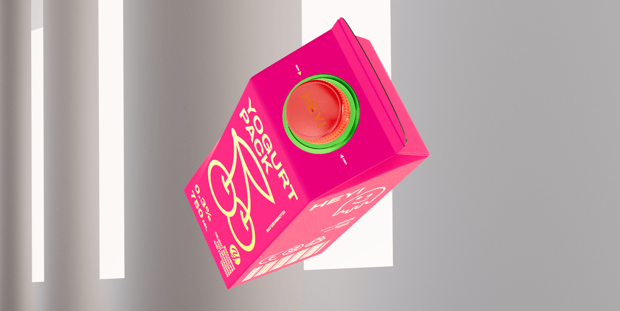 ProVisual —  750ml Milk Pack 3D mockup and 3D model - customize online now