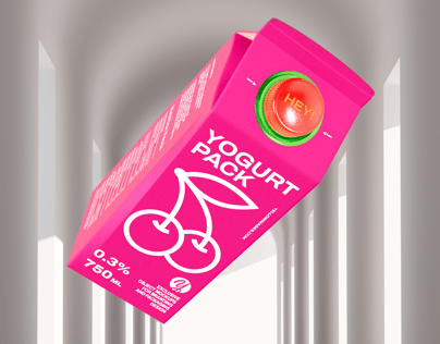 ProVisual —  750ml Milk Pack 3D mockup and 3D model - customize online now