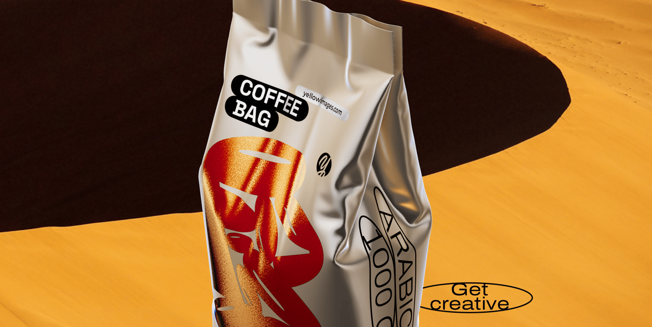 ProVisual —  Coffee Bag 3D mockup and 3D model -  try it now and get yours today