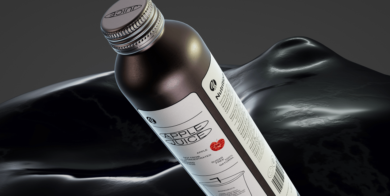 ProVisual —  350ml Aluminium Bottle 3D mockup and 3D model - customize online now