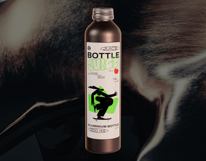 ProVisual —  350ml Aluminium Bottle 3D mockup and 3D model - customize online now