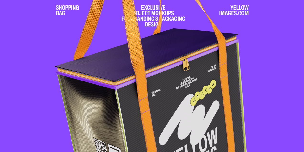 ProVisual —  Delivery Food Bag 3D mockup and 3D model - visualize online now