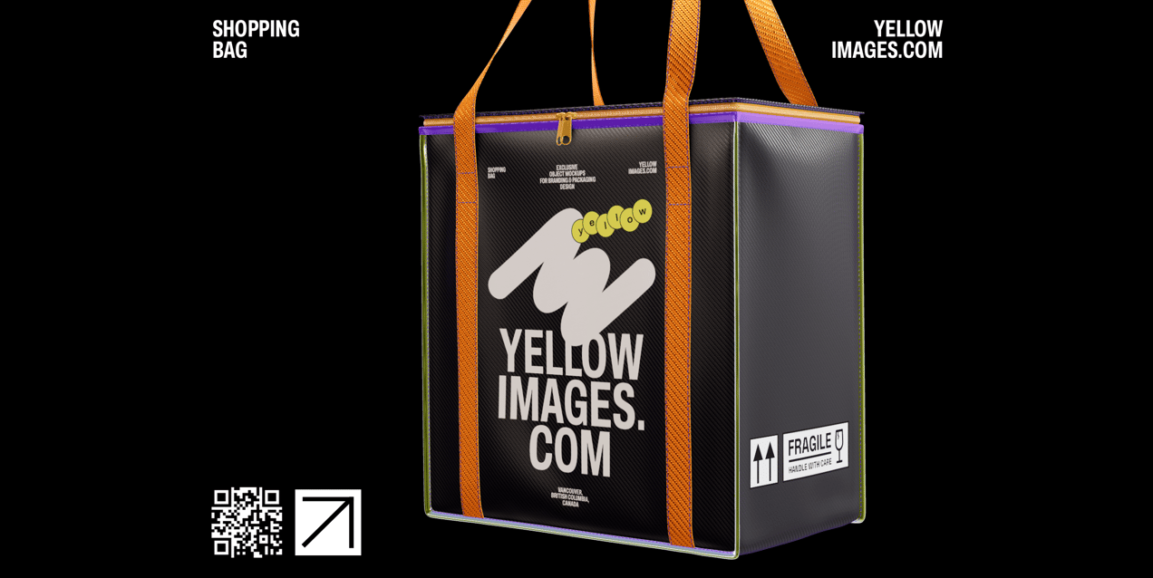 ProVisual —  Delivery Food Bag 3D mockup and 3D model - visualize online now