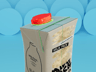 ProVisual —  500ml Milk Pack 3D mockup and 3D model -  try it now and get yours today
