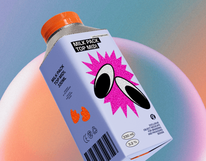 Free Milk carton mockup 330ml. Create a captivating presentation with Online Mockup Generator.