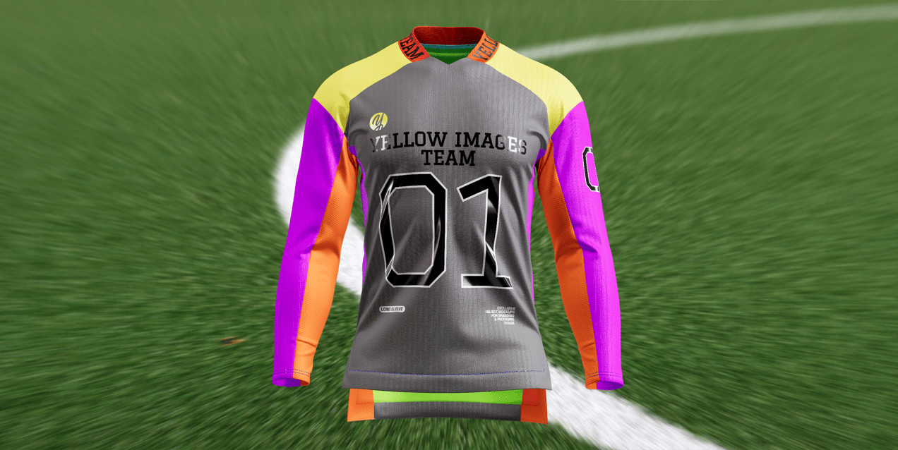 ProVisual —  Long Sleeve Soccer Goalkeeper Jersey 3D mockup and 3D model - try it now and get yours today