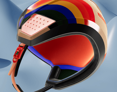 ProVisual —  Ski Helmet 3D mockup and 3D model - customize online now