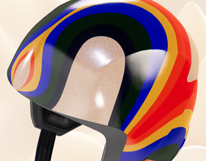 ProVisual —  Ski Helmet 3D mockup and 3D model - customize online now