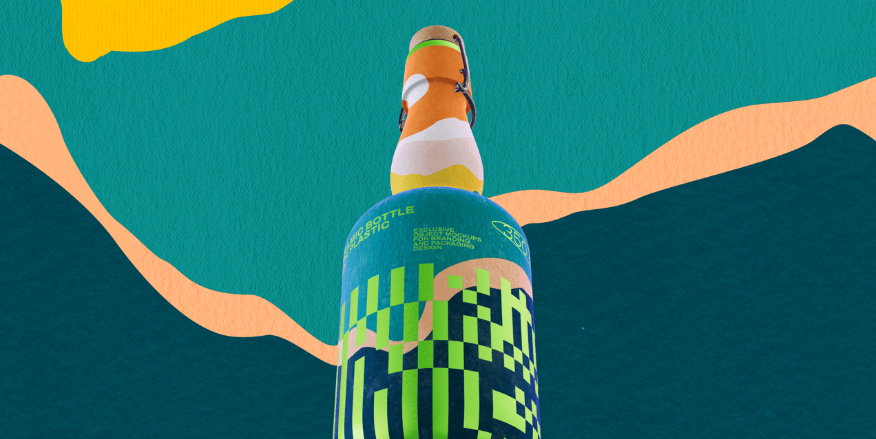 ProVisual —  Ceramic Bottle with Swing Top 3D mockup and 3D model - visualize online now