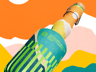 ProVisual —  Ceramic Bottle with Swing Top 3D mockup and 3D model - visualize online now
