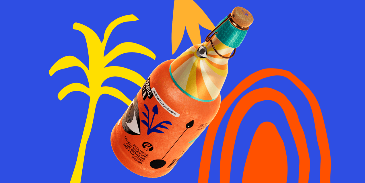 ProVisual —  Ceramic Bottle with Swing Top 3D mockup and 3D model -  explore every detail online now