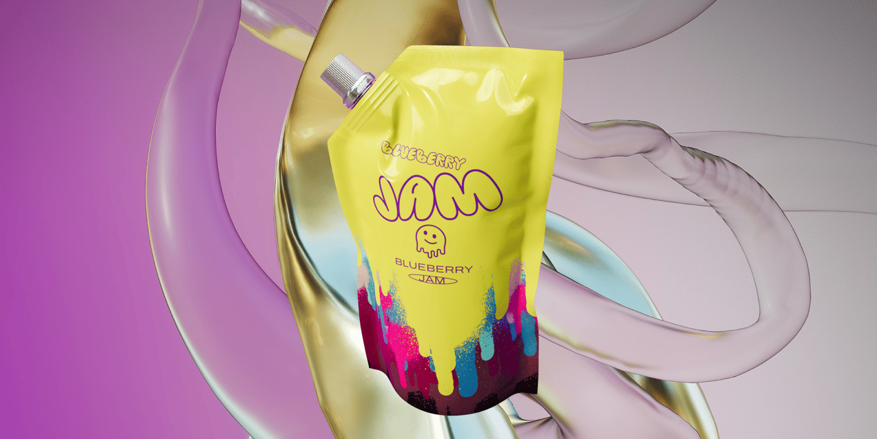 ProVisual —  Doypack with Side Cap 3D mockup and 3D model - try it now and get yours today