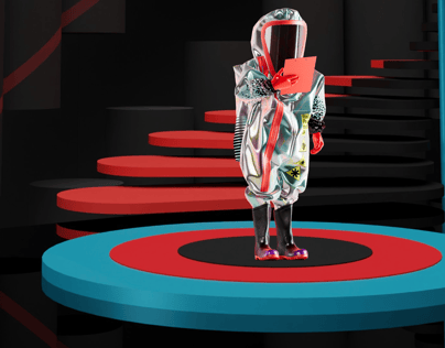 ProVisual —  Character in Radiation Protection Kit with Tablet 3D mockup and 3D model - create your perfect project online