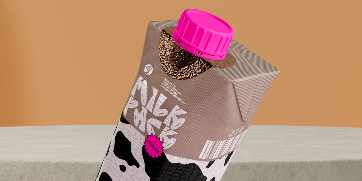 ProVisual —  330ml Juice Pack 3D mockup and 3D model - try it now and get yours today