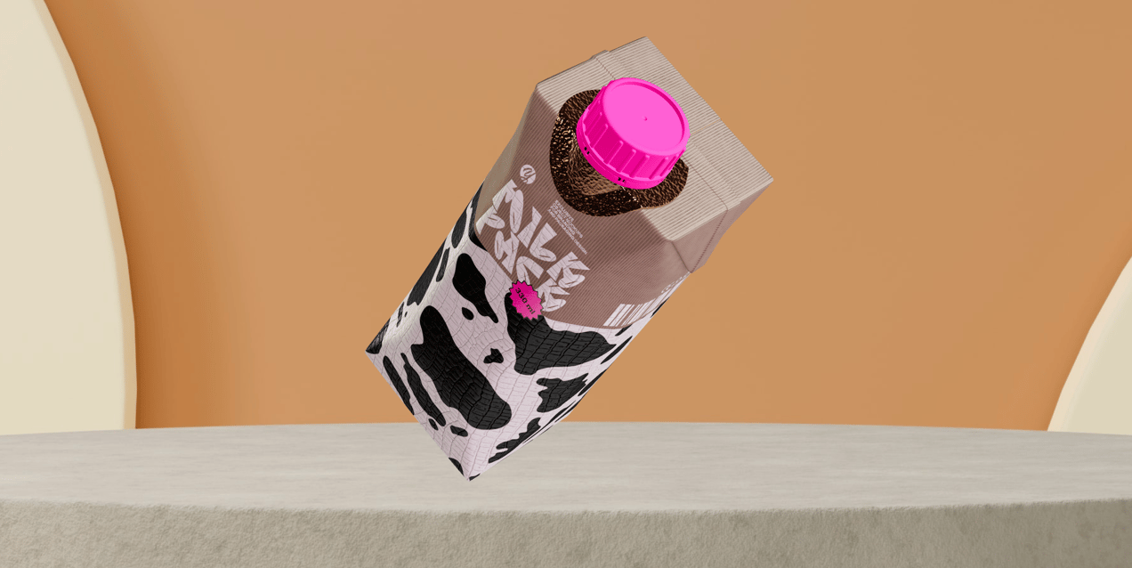 ProVisual —  330ml Juice Pack 3D mockup and 3D model - try it now and get yours today