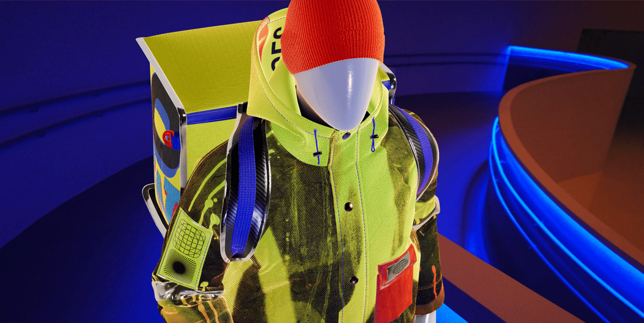 ProVisual — Walking Winter Deliveryman Male Character 3D mockup and 3D model - customize online now