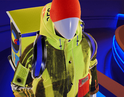 ProVisual — Walking Winter Deliveryman Male Character 3D mockup and 3D model - customize online now