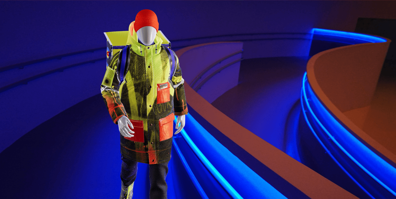 ProVisual — Walking Winter Deliveryman Male Character 3D mockup and 3D model - customize online now