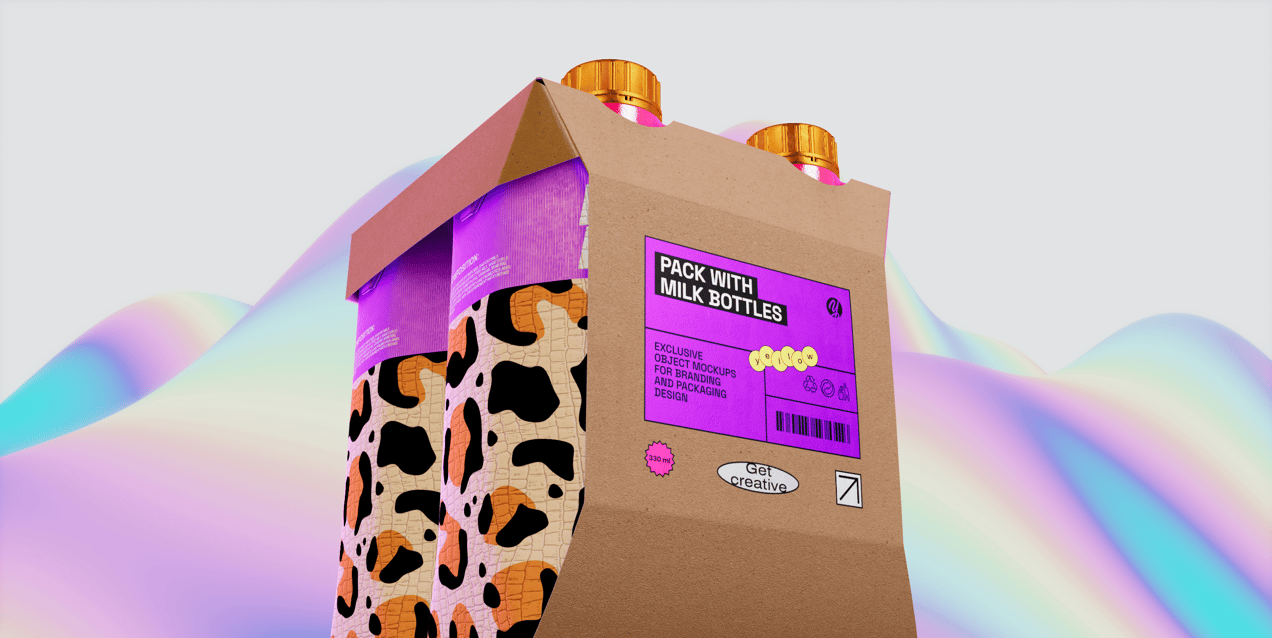 ProVisual — Carton Carrier with 4 Juice Packs 3D mockup