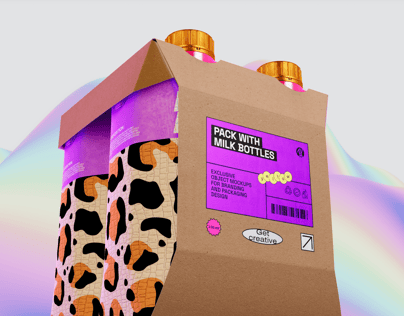 ProVisual — Carton Carrier with 4 Juice Packs 3D mockup