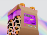 ProVisual —  Carton Carrier with 4 Juice Packs 3D mockup and 3D model - explore every detail online now