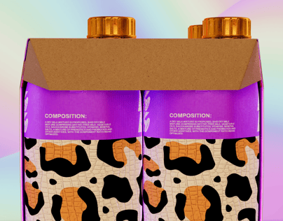 ProVisual —  Carton Carrier with 4 Juice Packs 3D mockup and 3D model - explore every detail online now