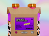 ProVisual —  Carton Carrier with 4 Juice Packs 3D mockup and 3D model - explore every detail online now