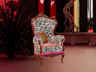 ProVisual — Vintage Armchair with Pillow 3D mockup and 3D model - customize online now