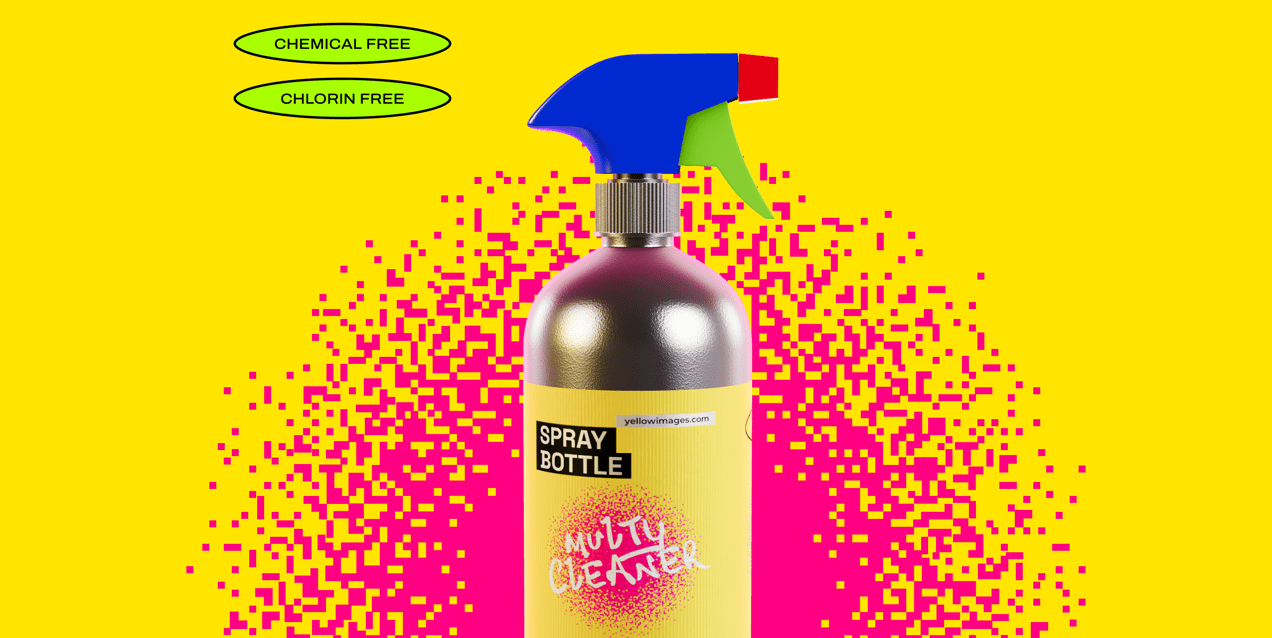 ProVisual — 500ml Spray Bottle 3D mockup