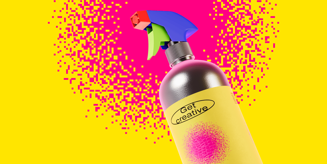 ProVisual —  500ml Spray Bottle 3D mockup and 3D model - customize online now