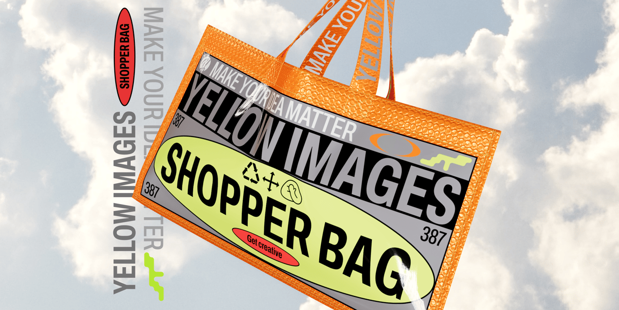 ProVisual —  Textured Shopper Bag 3D mockup and 3D model - visualize online now