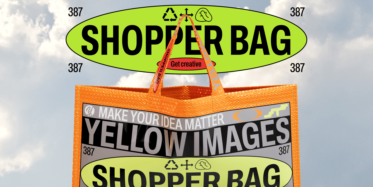 ProVisual —  Textured Shopper Bag 3D mockup and 3D model - visualize online now