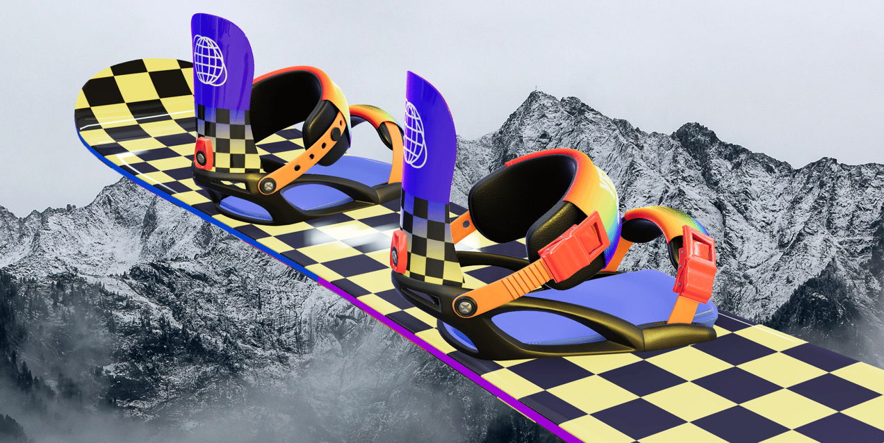 ProVisual — Snowboard 3D mockup and 3D model - see every detail and customize online