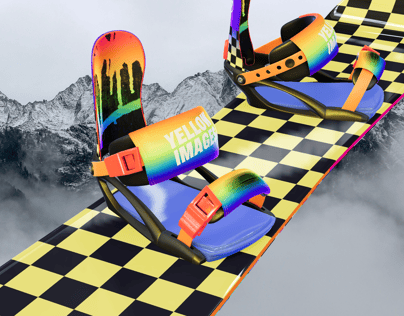 ProVisual — Snowboard 3D mockup and 3D model - see every detail and customize online
