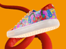 ProVisual —  Leather Textured Sneaker 3D mockup and 3D model - visualize online now