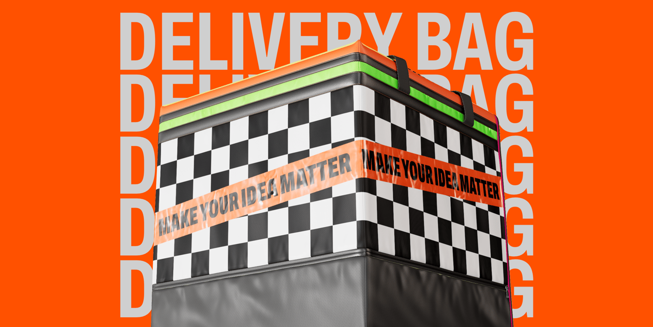 ProVisual —  Food Delivery Bag 3D mockup and 3D model - try it now and get yours today
