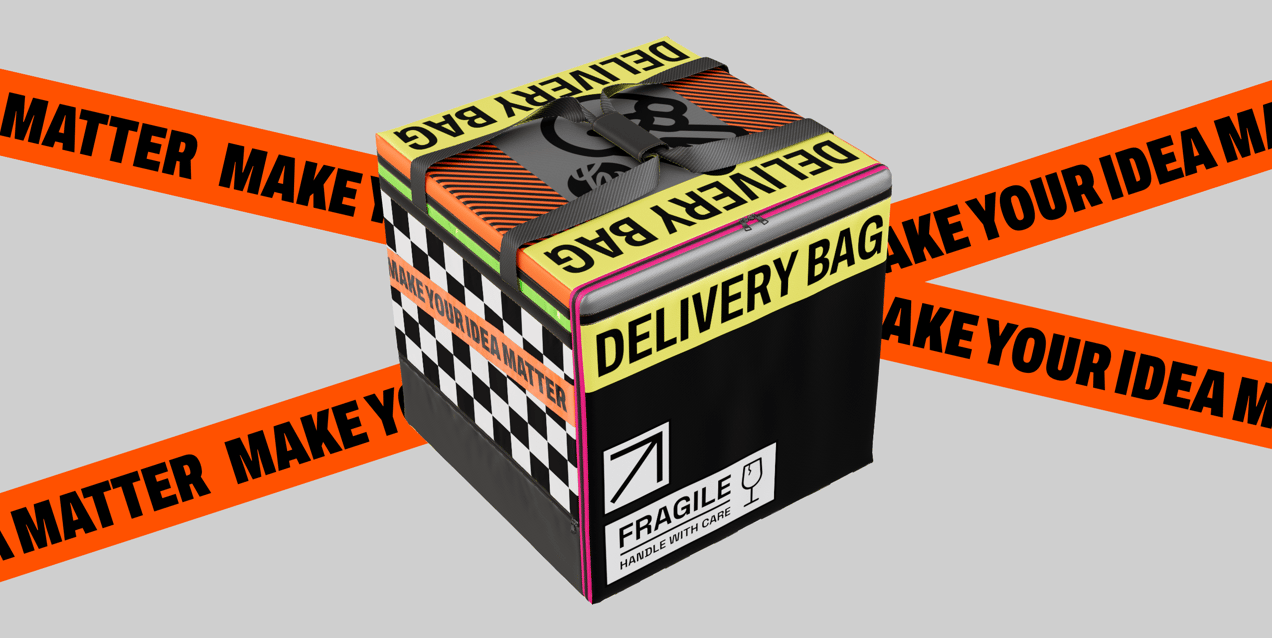 ProVisual — Food Delivery Bag 3D mockup