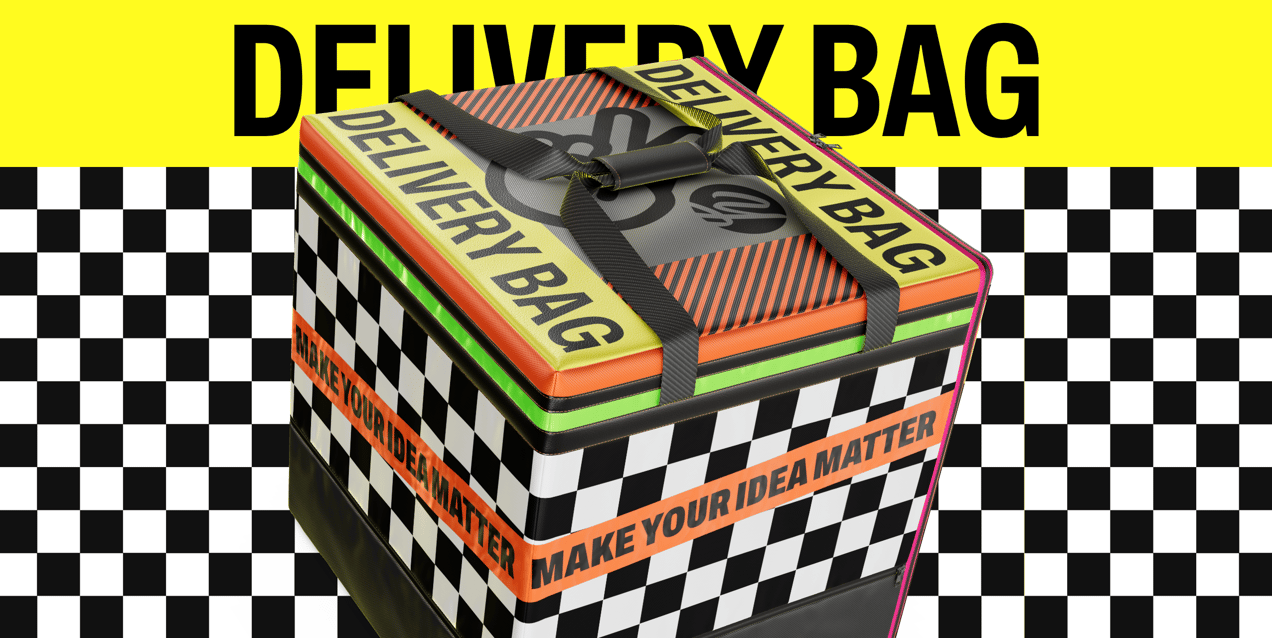 ProVisual —  Food Delivery Bag 3D mockup and 3D model - try it now and get yours today