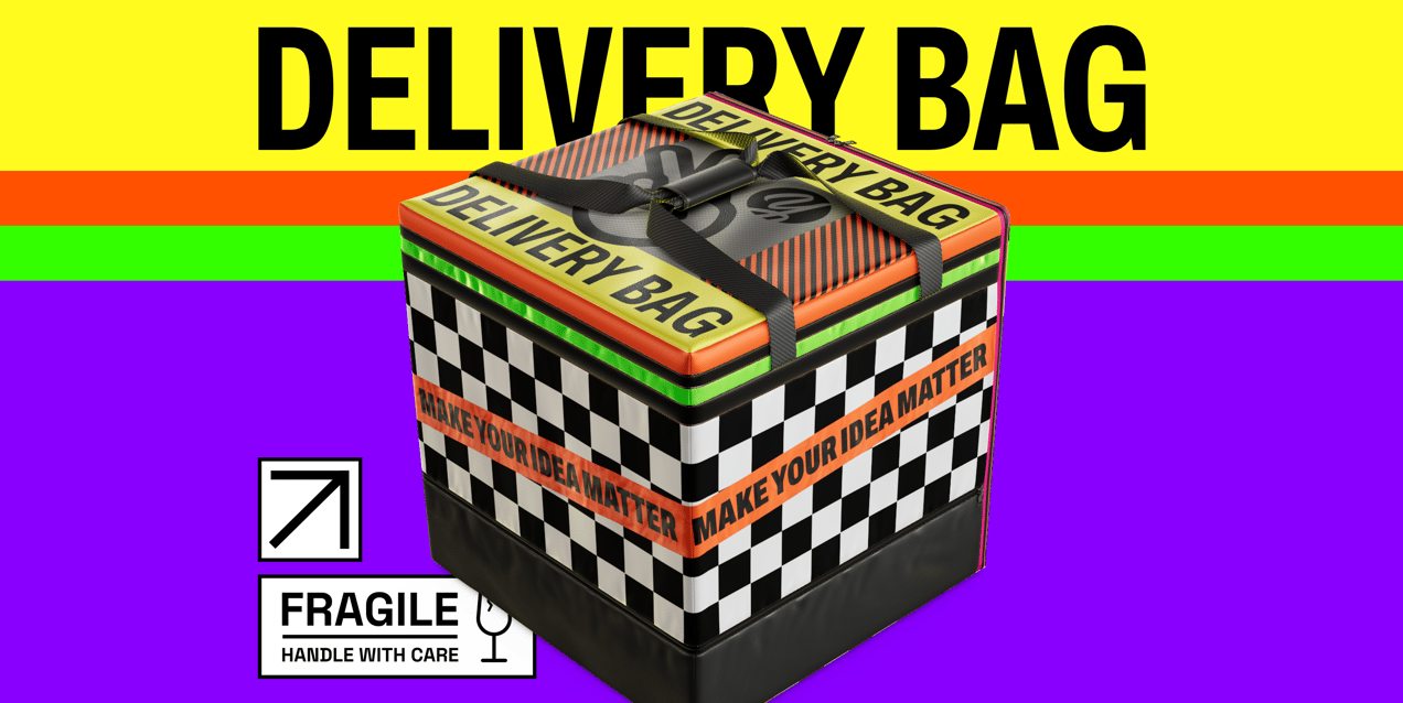 ProVisual —  Food Delivery Bag 3D mockup and 3D model - try it now and get yours today