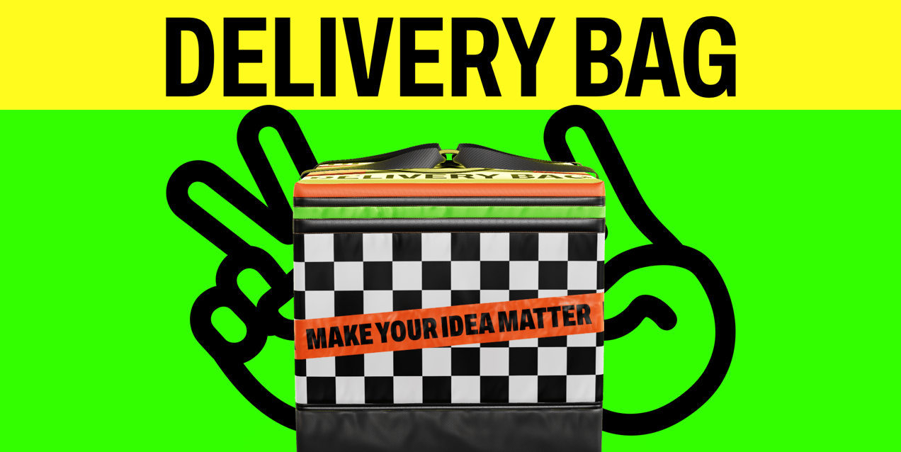 ProVisual —  Food Delivery Bag 3D mockup and 3D model - try it now and get yours today